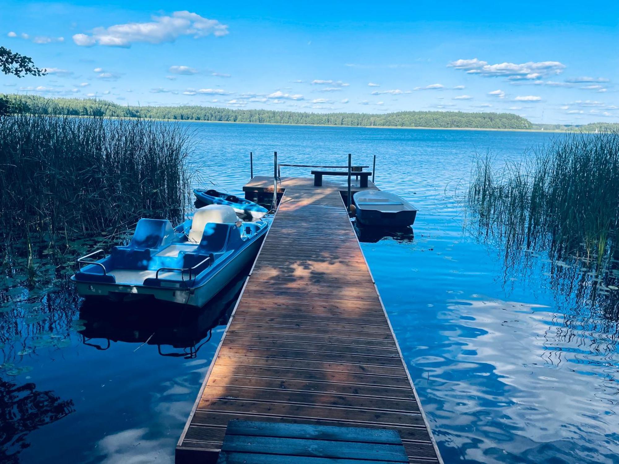 Dom Nad Jeziorem Mazury Pomost Segment 2 Giżycko Εξωτερικό φωτογραφία