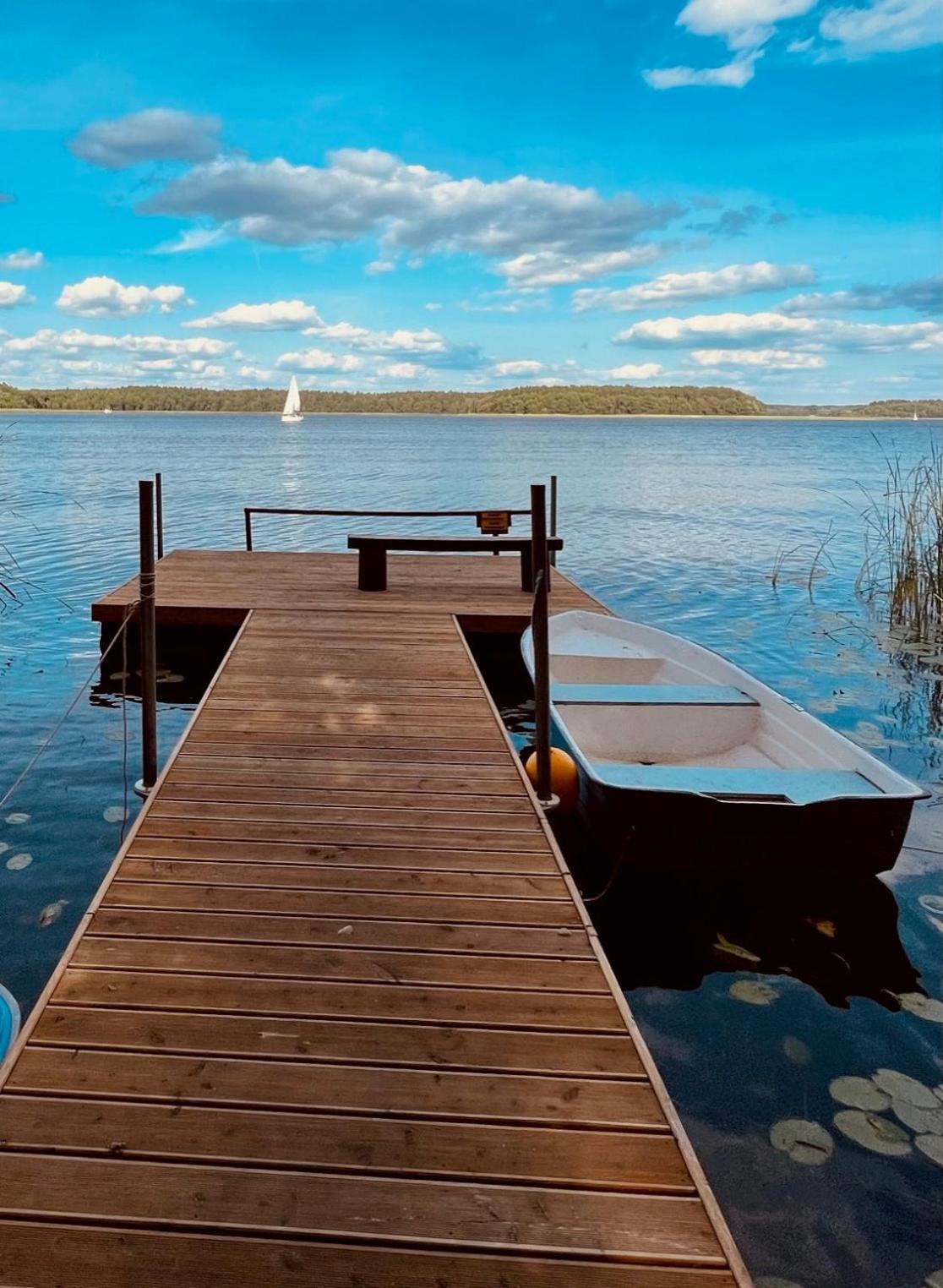 Dom Nad Jeziorem Mazury Pomost Segment 2 Giżycko Εξωτερικό φωτογραφία